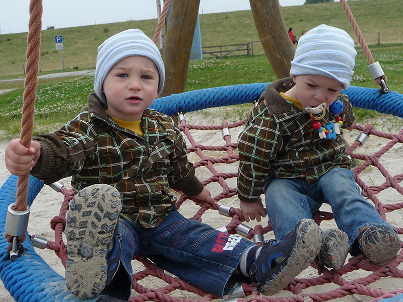 Herzkind Felix und Zwillingsbruder Moritz 